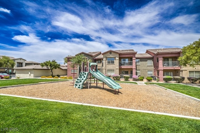 8000 Badura Ave Unit 1168, Las Vegas, NV 89113 - communal playground featuring a yard