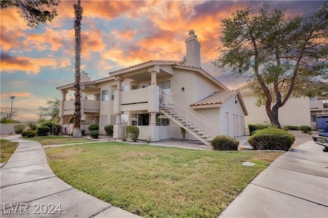 1300 Pinto Rock Ln Unit 201, Las Vegas, NV 89128 - view of building exterior with stairway