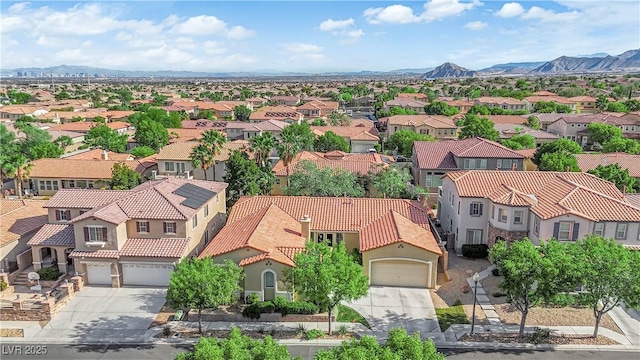 9375 Gold Lake Ave, Las Vegas, NV 89149 - aerial perspective of suburban area with a mountain backdrop