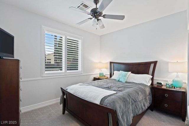 8121 Eagle Clan Ct, Las Vegas, NV 89131 - bedroom with carpet flooring, baseboards, and ceiling fan