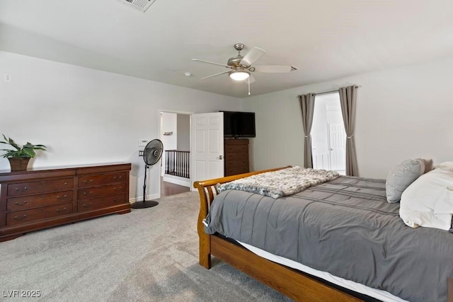8121 Eagle Clan Ct, Las Vegas, NV 89131 - bedroom featuring carpet and a ceiling fan