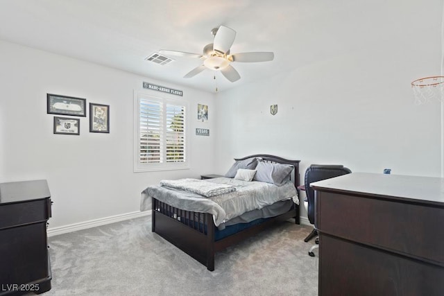 8121 Eagle Clan Ct, Las Vegas, NV 89131 - bedroom featuring carpet flooring, baseboards, and ceiling fan