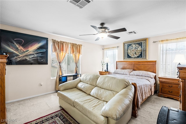 7724 Somerhill Point Way, Las Vegas, NV 89139 - carpeted bedroom featuring baseboards and a ceiling fan
