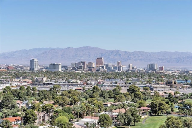 3111 Bel Air Dr Unit 22B, Las Vegas, NV 89109 - view of mountain backdrop featuring nearby urban area