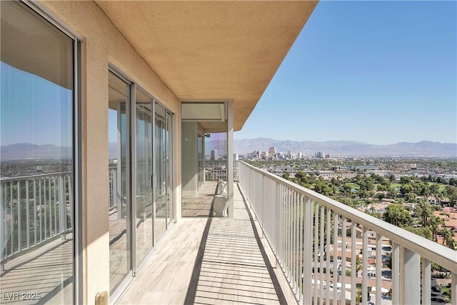 3111 Bel Air Dr Unit 22B, Las Vegas, NV 89109 - balcony with a mountain view