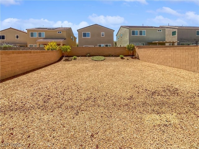 5709 Jaysin Douglas St, North Las Vegas, NV 89031 - fenced backyard with a residential view