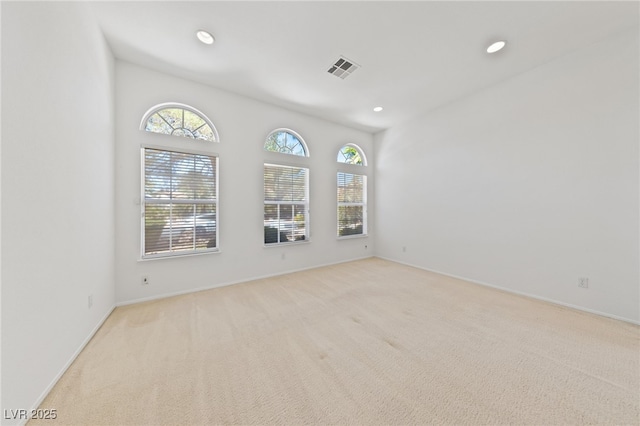 5232 Saranac Rd, Las Vegas, NV 89130 - empty room featuring carpet floors, recessed lighting, and baseboards