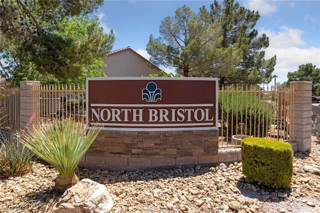 5232 Saranac Rd, Las Vegas, NV 89130 - view of community sign