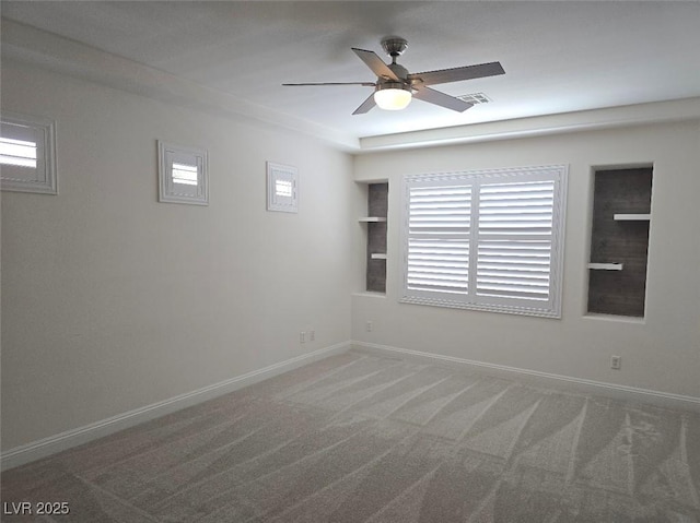 11298 Corsica Mist Ave, Las Vegas, NV 89135 - carpeted empty room with ceiling fan and baseboards