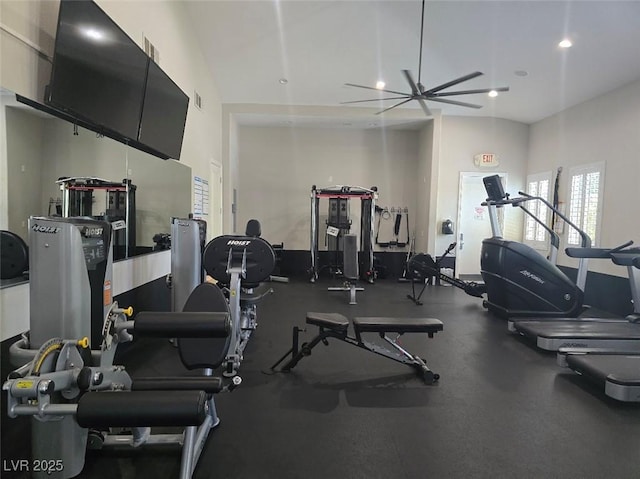 11298 Corsica Mist Ave, Las Vegas, NV 89135 - workout area featuring recessed lighting