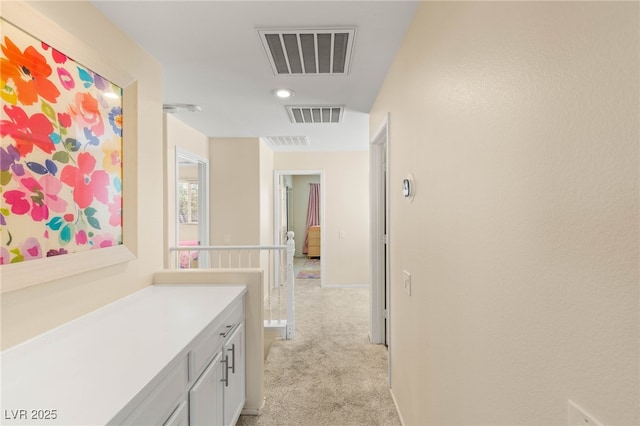 11226 Kenyan Sunshine Ct, Las Vegas, NV 89138 - corridor with light carpet
