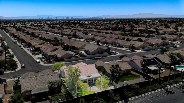 401 Obsidian St, Las Vegas, NV 89145 - aerial view of residential area featuring mountains