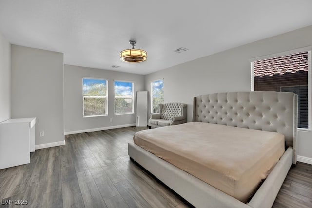 11787 Fern Creek Ln, Las Vegas, NV 89183 - bedroom with baseboards and wood finished floors