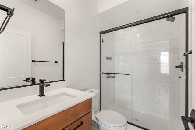 2578 Skylark Trail St, Henderson, NV 89044 - full bath featuring toilet, a stall shower, and vanity