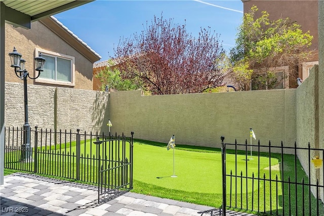 576 Foster Springs Rd, Las Vegas, NV 89148 - view of yard with an area to practice putting