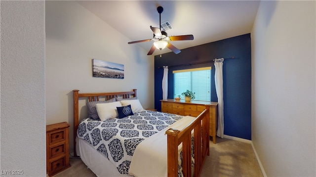 2713 Tanagrine Dr, North Las Vegas, NV 89084 - bedroom featuring carpet flooring, baseboards, and ceiling fan