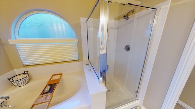 2713 Tanagrine Dr, North Las Vegas, NV 89084 - full bath with a stall shower and a garden tub