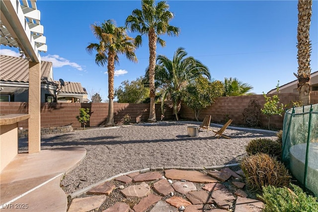 2713 Tanagrine Dr, North Las Vegas, NV 89084 - fenced backyard featuring a patio area