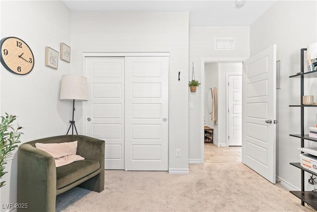 7350 N Decatur Blvd Unit 5, Las Vegas, NV 89131 - sitting room with carpet floors and baseboards