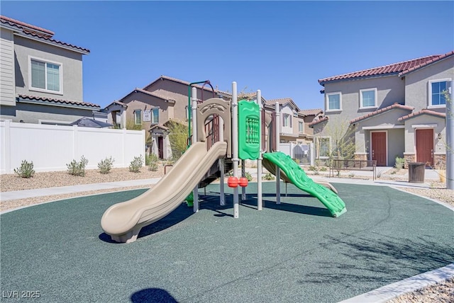 7350 N Decatur Blvd Unit 5, Las Vegas, NV 89131 - communal playground featuring a residential view