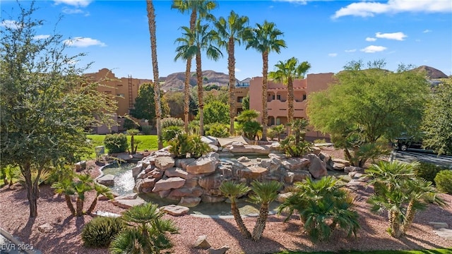 728 Hardy Way Unit E, Mesquite, NV 89027 - view of yard with a mountain view