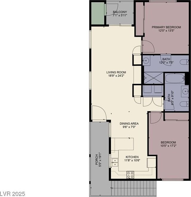 728 Hardy Way Unit E, Mesquite, NV 89027 - property floor plan