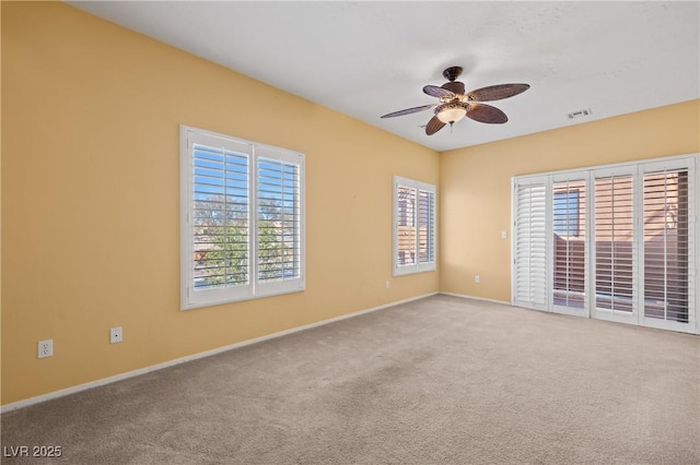 728 Hardy Way Unit E, Mesquite, NV 89027 - carpeted spare room with ceiling fan and baseboards