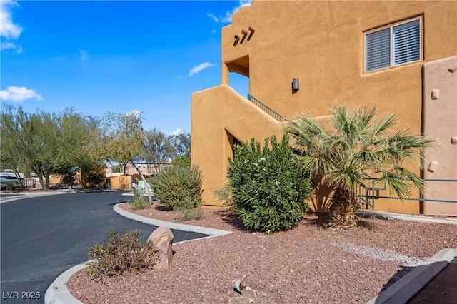 728 Hardy Way Unit E, Mesquite, NV 89027 - view of property exterior with stucco siding