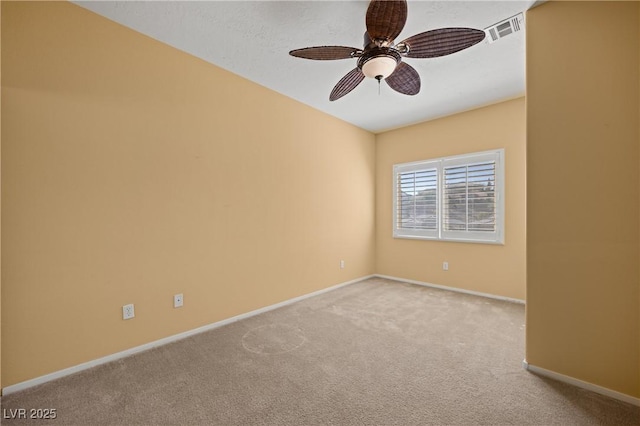 728 Hardy Way Unit E, Mesquite, NV 89027 - carpeted empty room featuring ceiling fan and baseboards