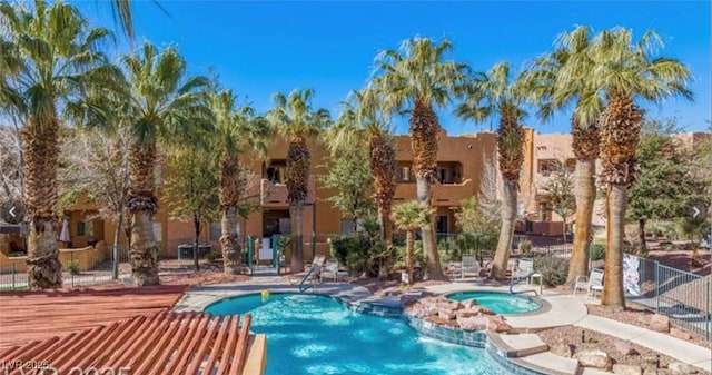 728 Hardy Way Unit E, Mesquite, NV 89027 - community pool featuring a community hot tub