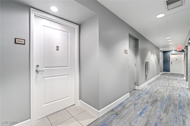 200 W Sahara Ave Unit 3303, Las Vegas, NV 89102 - corridor featuring baseboards and recessed lighting