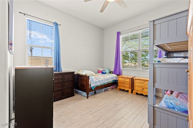 245 Hull St, Henderson, NV 89015 - bedroom with light wood-type flooring and a ceiling fan