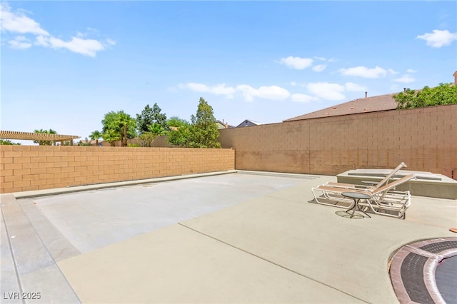 245 Hull St, Henderson, NV 89015 - fenced backyard featuring a patio area