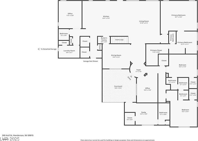 245 Hull St, Henderson, NV 89015 - home floor plan