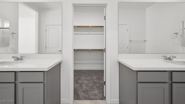 4450 E Brusca Ct, Pahrump, NV 89061 - full bathroom featuring vanity and a spacious closet