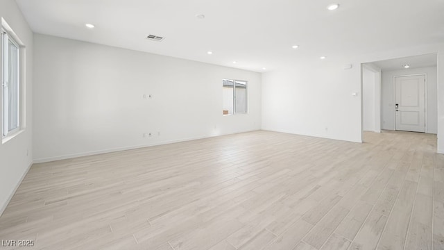 4450 E Brusca Ct, Pahrump, NV 89061 - unfurnished room featuring light wood-style flooring and recessed lighting