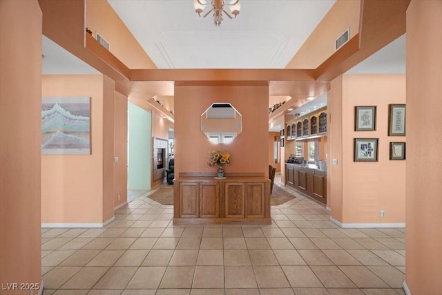 1105 Malachite Ct, Henderson, NV 89011 - entrance foyer featuring light tile patterned floors and baseboards