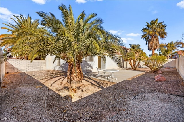 433 Old Palms Dr, Las Vegas, NV 89123 - fenced backyard with a patio area