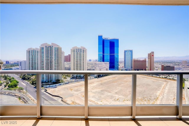 222 Karen Ave Unit 2506, Las Vegas, NV 89109 - balcony with a skyline view