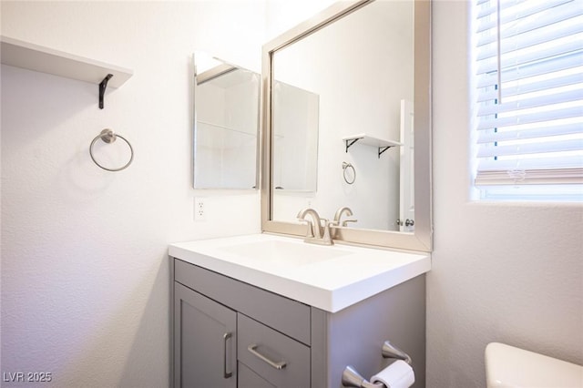 6029 Allanche Ave, Las Vegas, NV 89141 - bathroom with vanity and toilet