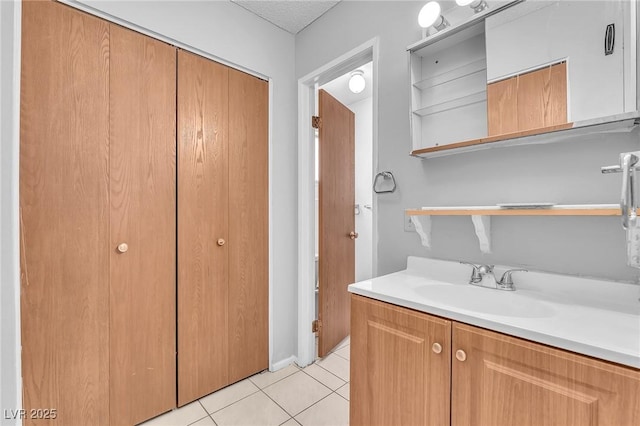 4386 El Cebra Way, Las Vegas, NV 89121 - bathroom featuring tile patterned flooring and vanity