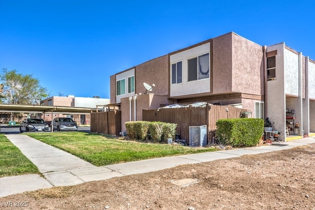 3683 Villa Knolls E Dr, Las Vegas, NV 89120 - view of property exterior with stucco siding