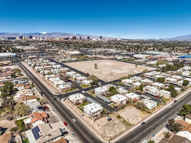 3683 Villa Knolls E Dr, Las Vegas, NV 89120 - drone / aerial view of a mountainous background