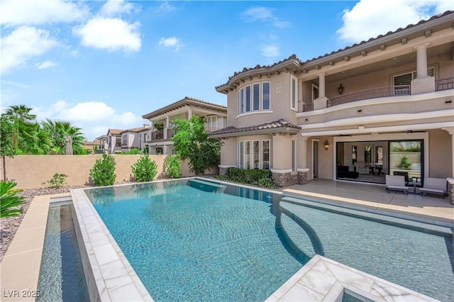 1972 Alcova Ridge Dr, Las Vegas, NV 89135 - view of pool featuring a fenced backyard and a patio area