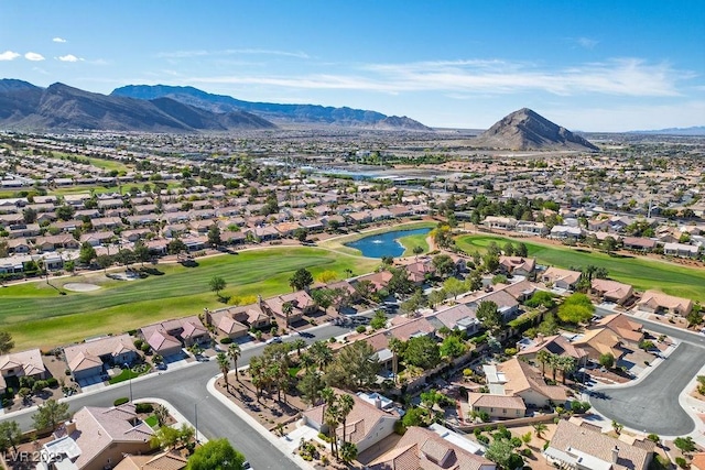 9524 Quail Ridge Dr, Las Vegas, NV 89134 - aerial overview of property's location featuring nearby suburban area and a local golf course