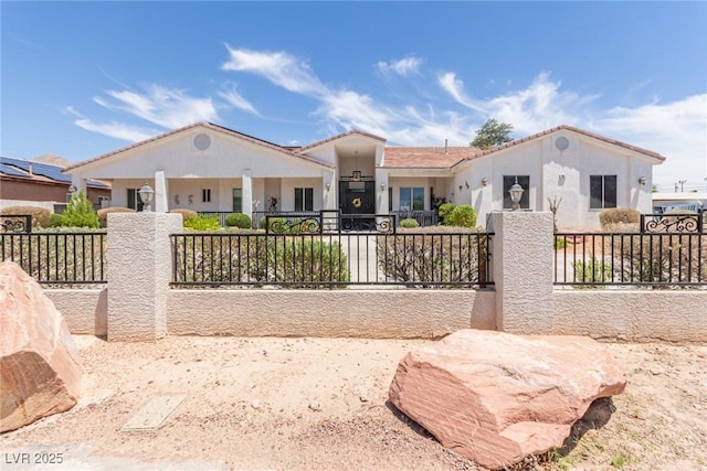 60 N Fogg St, Las Vegas, NV 89110 - mediterranean / spanish home with stucco siding