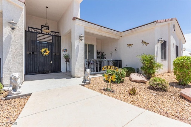 60 N Fogg St, Las Vegas, NV 89110 - property entrance with stucco siding