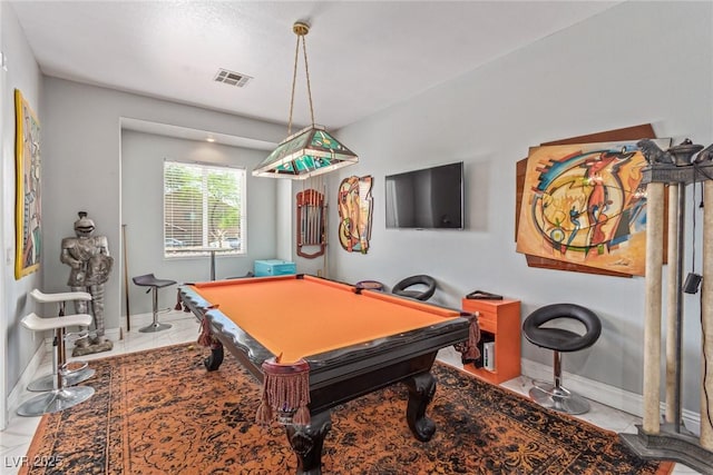 60 N Fogg St, Las Vegas, NV 89110 - recreation room with billiards table and baseboards