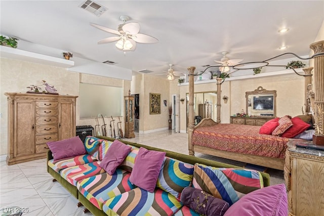 60 N Fogg St, Las Vegas, NV 89110 - bedroom featuring baseboards and ceiling fan