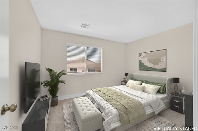 4132 Joyous St, North Las Vegas, NV 89032 - carpeted bedroom with baseboards